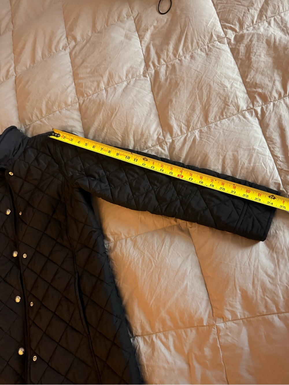 Lauren Ralph Lauren Black Quilted Snap-Front Jacket - Picture 8 of 9